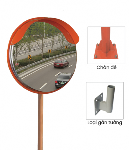GƯƠNG CẦU LỖI INOX 304 - PHI 60 cm