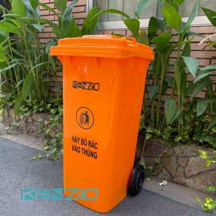 THÙNG RÁC NHỰA KENZIO 120 LÍT