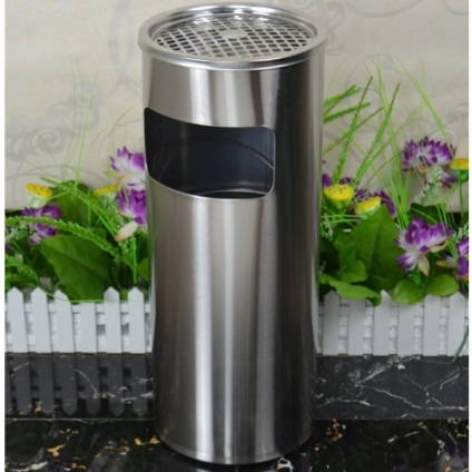 Thùng rác INOX gạt tàn K-A35-A (SS)