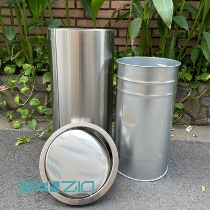 THÙNG RÁC NẮP LẬT XOAY KENZIO K-A35-F (SS)