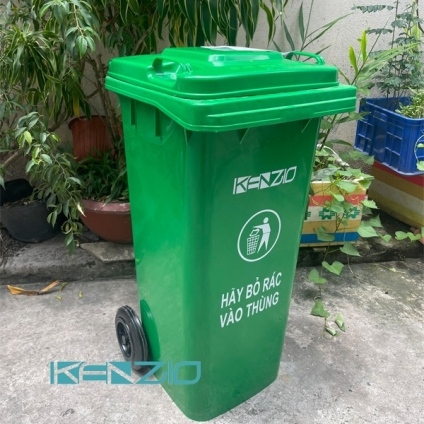 THÙNG RÁC NHỰA KENZIO 120 LÍT