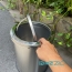 Thùng rác nắp lật xoay KENZIO màu INOX K-A36-J (SS)